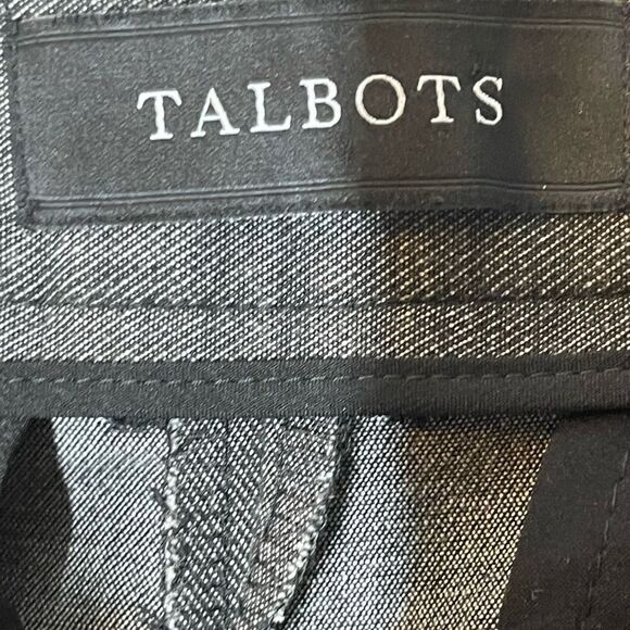 Talbots black‎ white slacks pants, size 6 petite - Picture 2 of 15